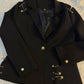 Versace Safety Pin Black Blazer