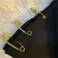 Versace Safety Pin Black Blazer
