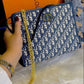 Dior Oblique Embroidered Pouch
