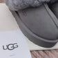 Grey UGG slippers