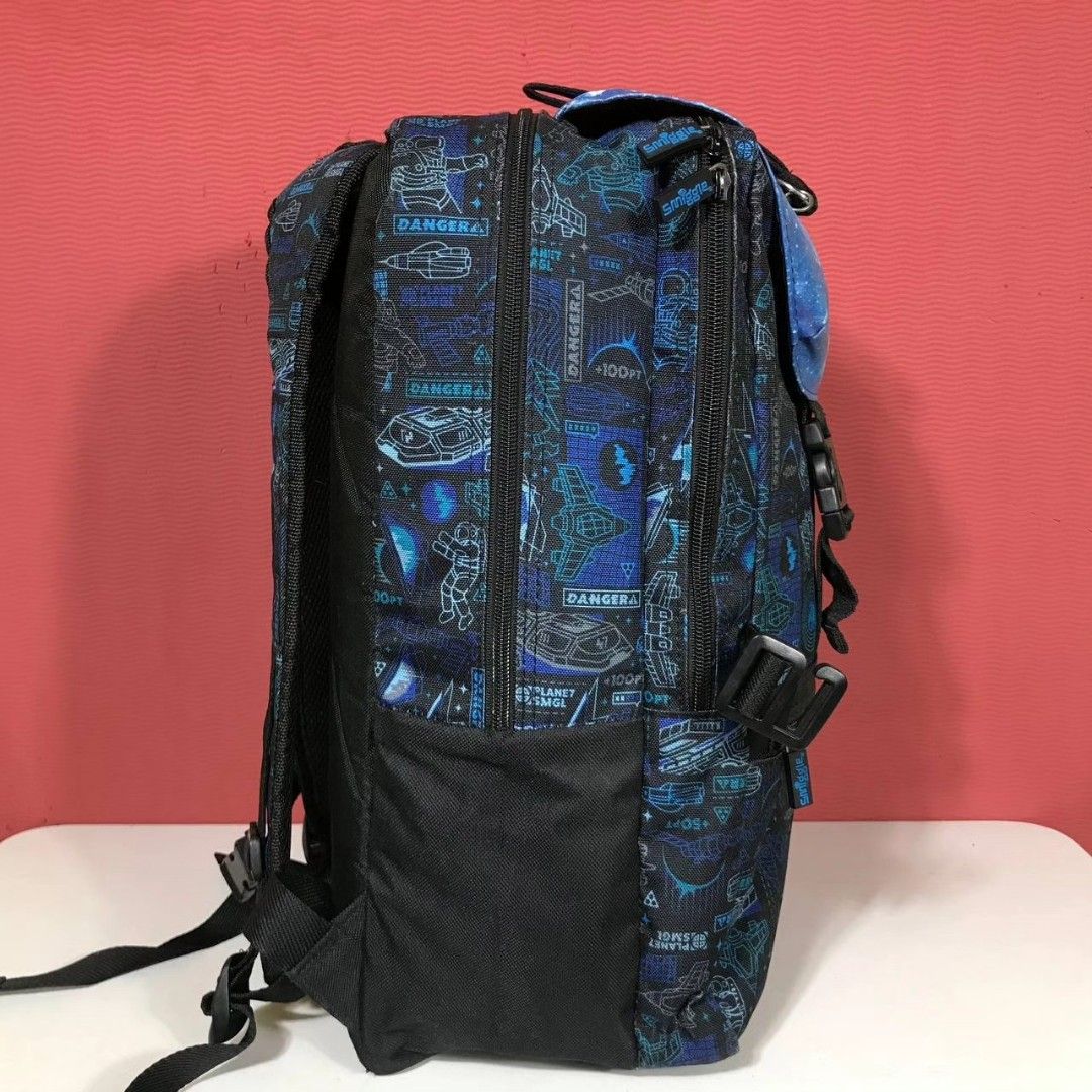 Smiggle Backpack Blue Space | (Gr1-Gr6) | 45cm